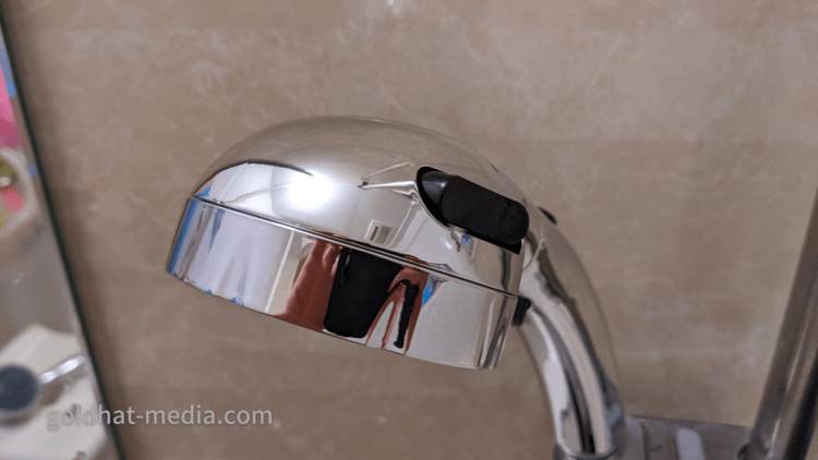 ドンキのシャワーヘッド水流切り替えスイッチ